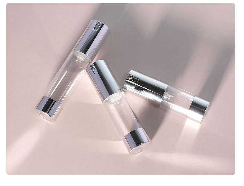 15ml 30ml 50ml Shampoo Lotion Bottle Transparent Plastic Oil Jar Airless For Skincare