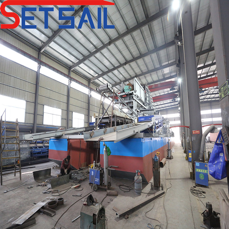 Cummis Diesel Set Chain Bucket Sand Mining Machinery for Gold