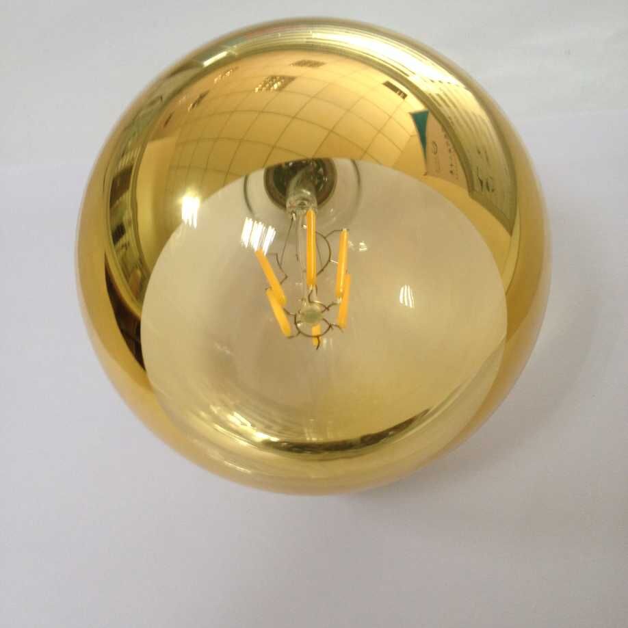 Goldtip gold reflect LED filament globe G95/G30 bulb light 8W