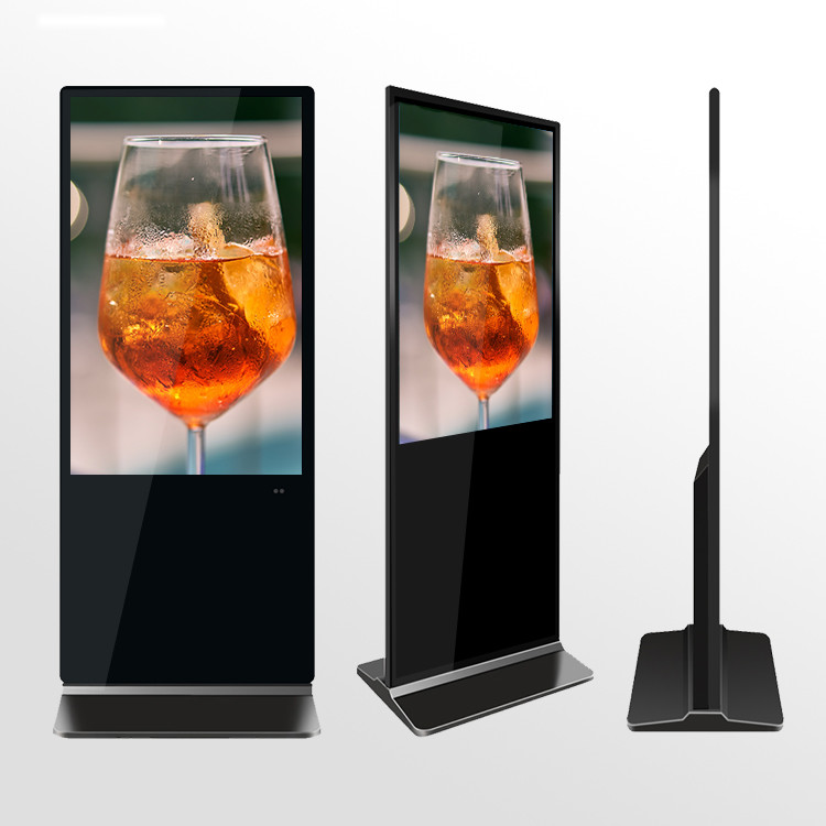 Indoor Free Standing Wifi Control Interactive Digital Signage LCD Screen For Shopping Mall