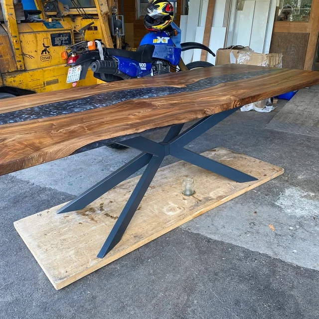 Powder Coated Dining Table Legs Metal Table Base Hardware Included