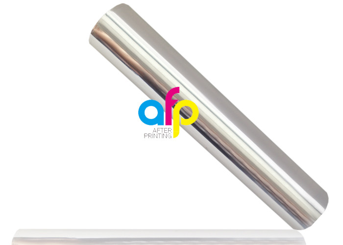 Paper / Paperboard Holographic Film Roll , Metalized Silver / Gold Hot Foil