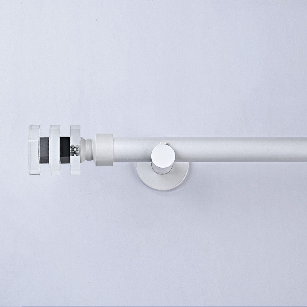 1M Length Curtain Rod Accessories Crystal Finial Curtain Rod Double Diamond