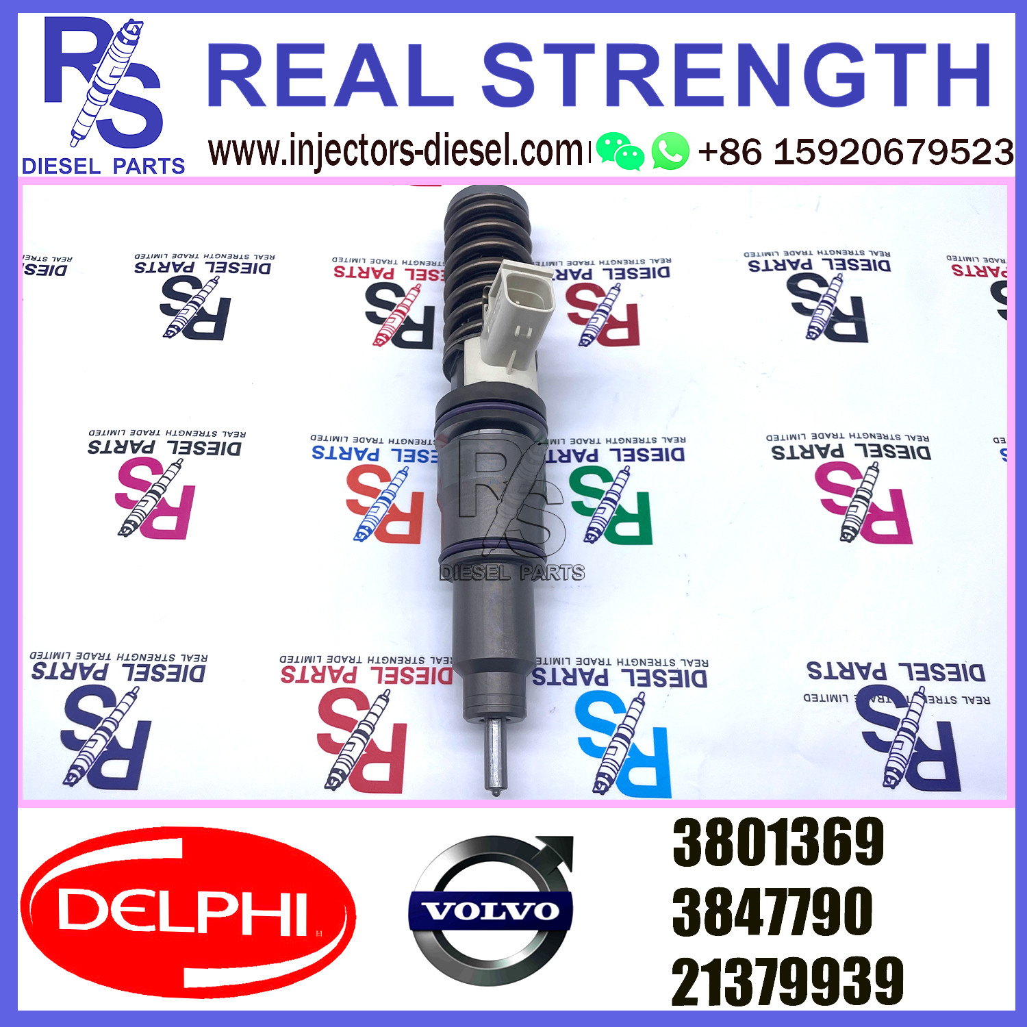 21379939 DELPHI Fuel injector BEBE4D18002 BEBE4D27002 3801369 3847790