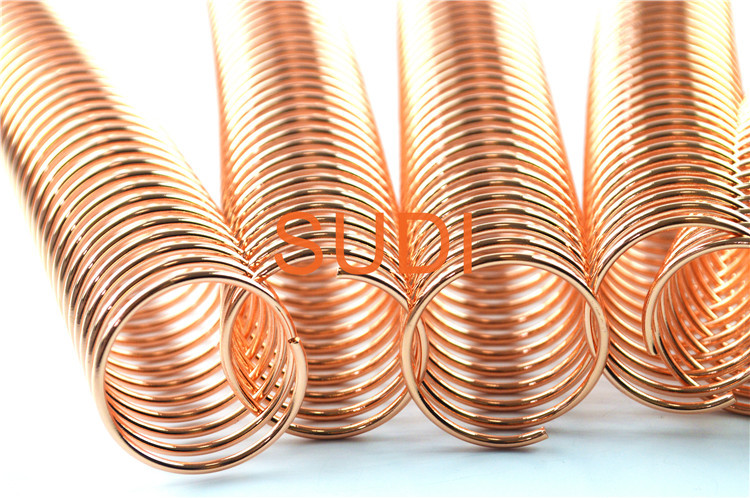 Metallic Rose Gold1- 1/4" Metal Binding Spines For Notebook