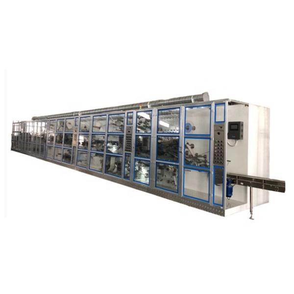 Big Ring Waist Stable Production Capacity 0.6Mpa Women Sanitary Pad Making