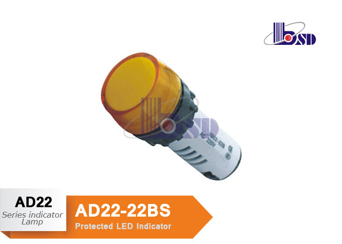  Yellow Pilot Led Indicator Lamp Indicator Light 660V CCC CE Certification Manufactures