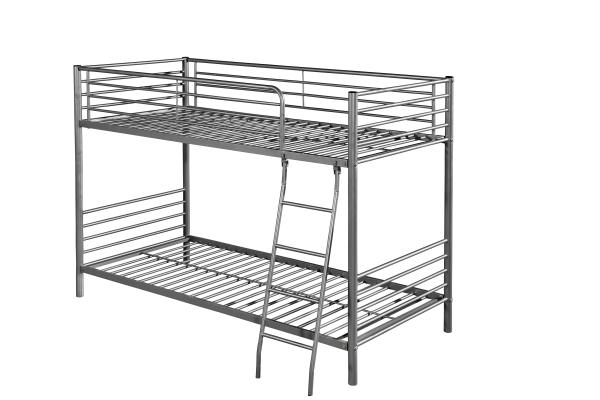 Customizable Metal Double Decker Bed , Black Metal Bunk Beds Wide Varieties