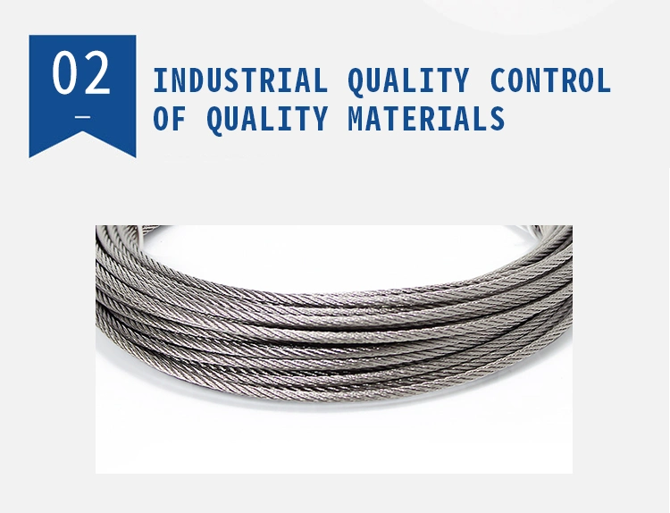 6X19 FC Steel Wire Cable Braided Stranded Rope for Bending Processing Requirements
