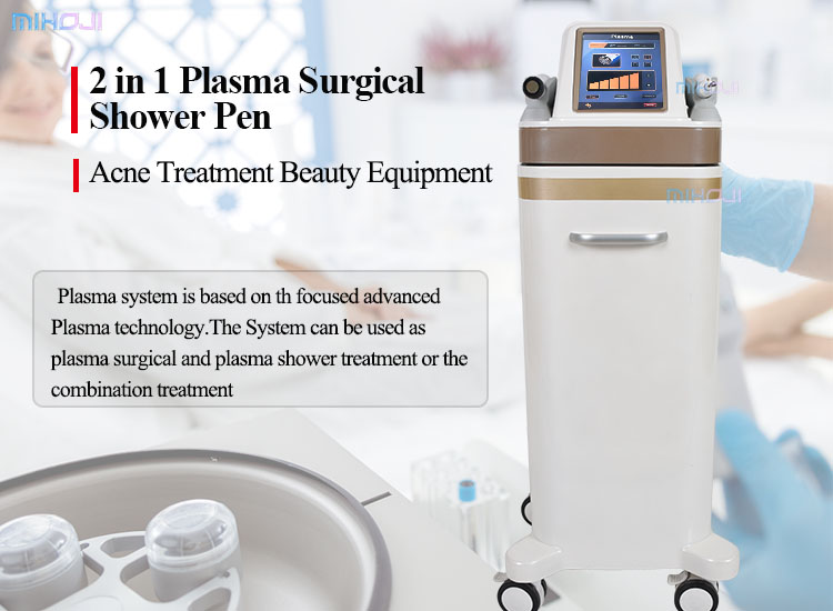 2 Handles Plasma Skin Tightening Machine For Neus Wrinkles And Pigment
