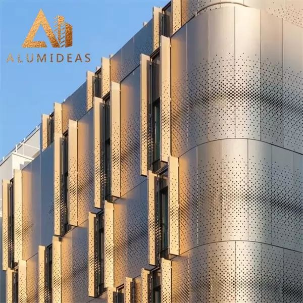 Metal sheeting for exterior walls