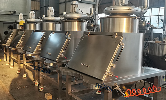 Dust-Free Bag Emptying System Bag Discharge Station For Feed Alloy Particles