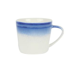 Reactive Color Custom Stoneware Coffee Mugs , 500ML Glazed Coffee Mug For Daily