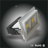  two pcs LED chips rectangular 38w 48w adjustable COB LED Ceiling Light with high lumens Manufactures