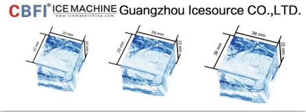 Party Ice Cube Machine For Bar , Compact Commercial Ice Maker