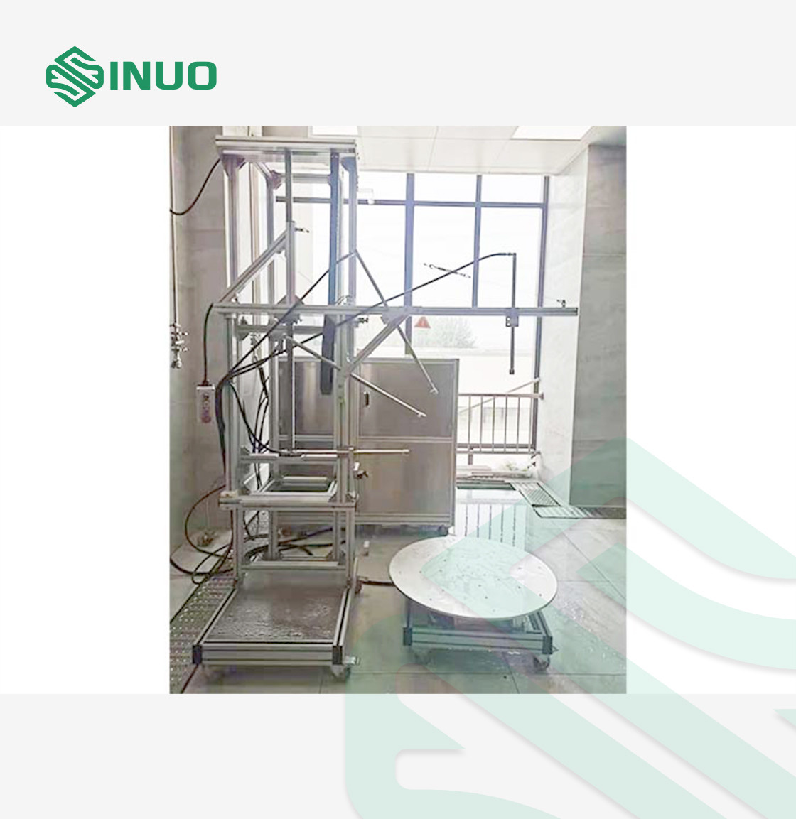 DIN40050-9 Open-Type IPX9K High-Pressure Water Resistance Test System