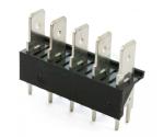 Vertical Faston Connector CQS For 4-pole PCB With 7.62mm Pitch