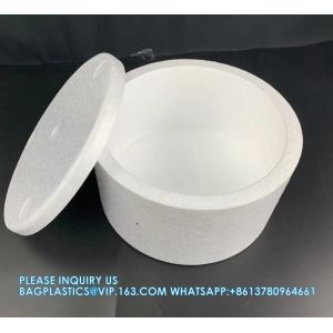 10L Polystyrene White Foam Styrofoam Cooler Box Styrofoam Box Fish EPS Packing