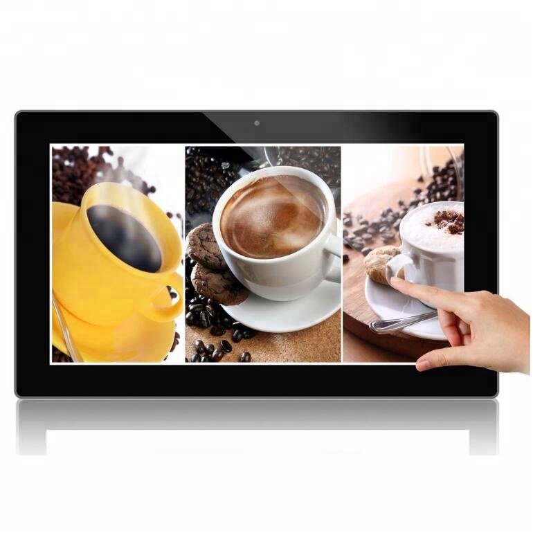 HD 27" inch wifi network signage LCD LED display Android monitor internet advertising screen retail POP display