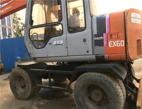 used hitachi ex60wd-1/hitachi ex60wd-2 wheel excavator/japan hitachi wheel