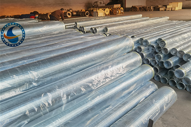 3-1/2" Slot 20 V Wire Screen Pipe Low Carbon Galvanized