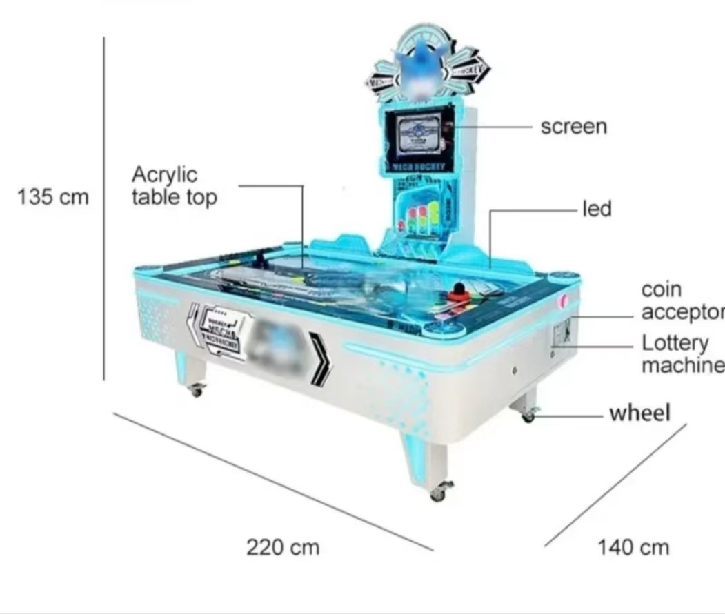 High-definition LCD Screen Of The Coin-operated Air Hockey Table