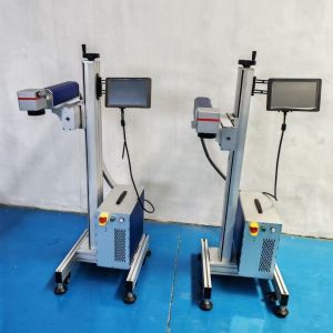 Fiber Laser Wire Marking Machine Laser Coding Machine For Production Line And