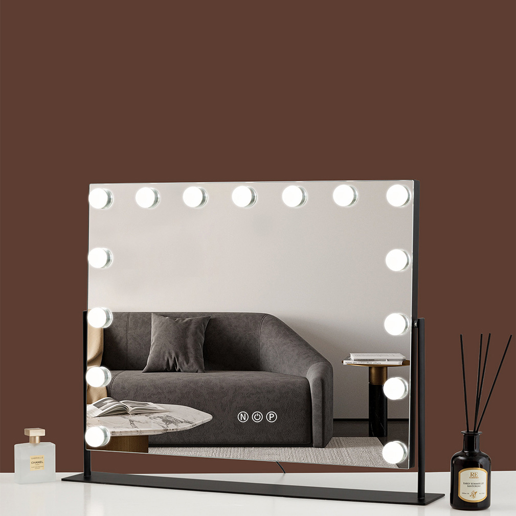 Adjustable Hollywood Mirror 80cm Touchscreen Led Makeup Vanity Mirror