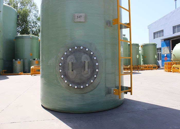 Methane Gas Storage Tank Biogas Equipment FRP Cylindrical Container