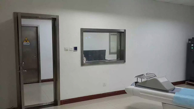 CT Room Stainless Steel X Ray Door , Lead Lined Door For X Ray Room