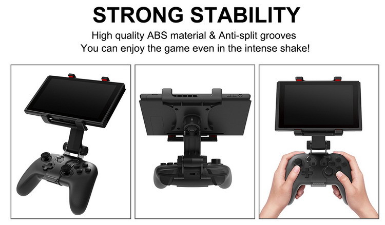 Adjustable PS5 Nintendo Switch Pro Controller Mount Clip