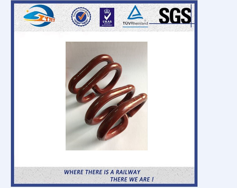 60Si2MnA 60Si2CrA Railway Track E Clips Fasteners 44HRC - 48HRC