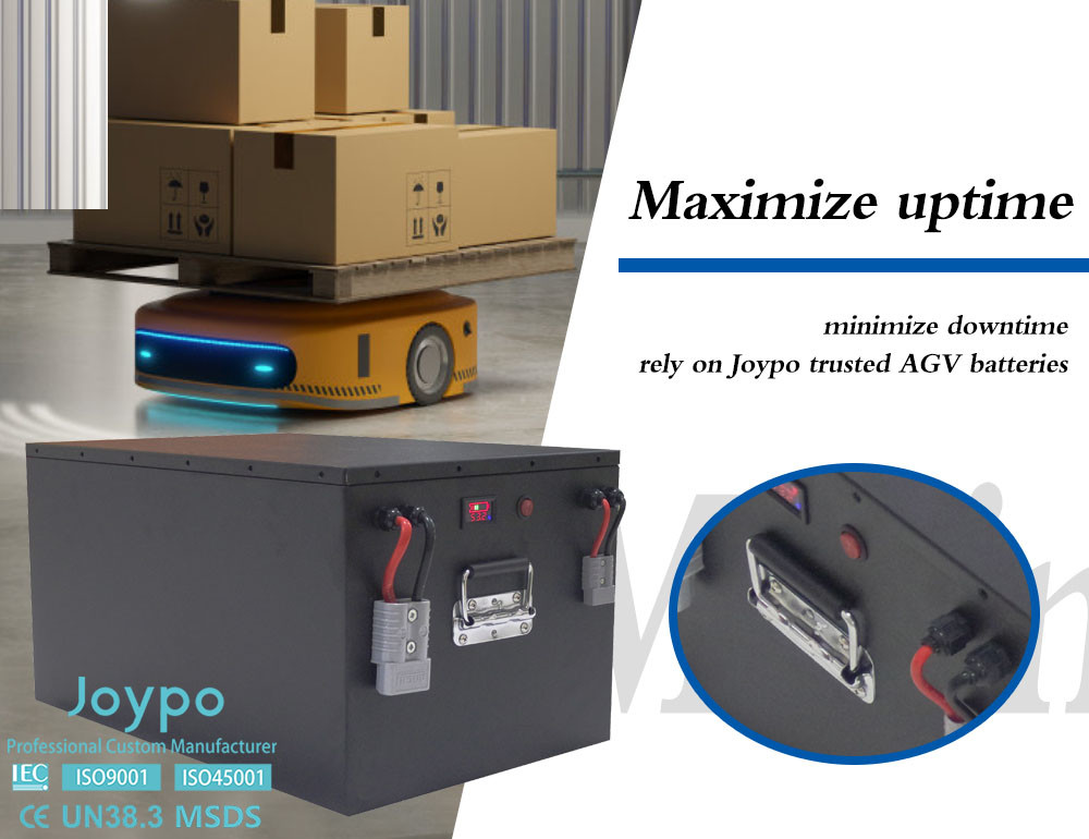 48V 60Ah AGV LiFePO4 Lithium Battery Pack For Material Handling Equipment