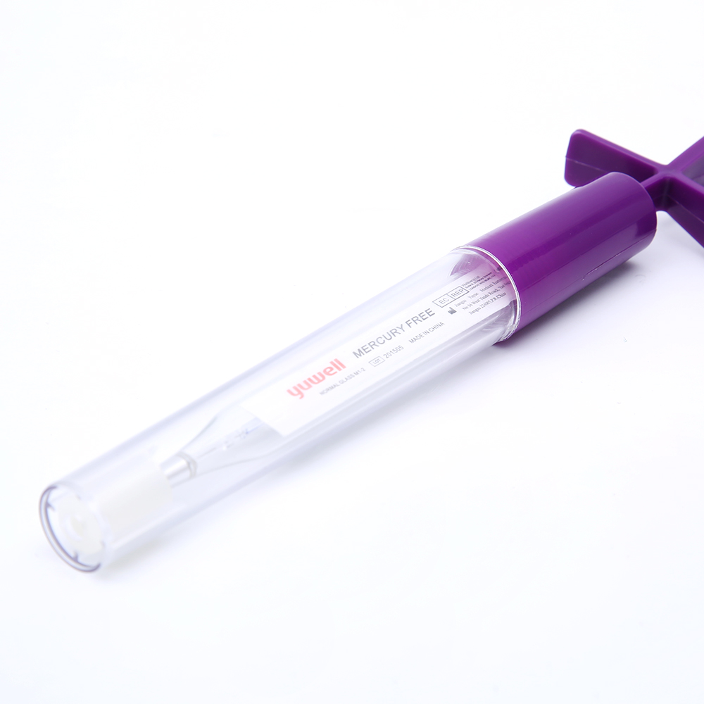 High quality non toxic clinical mercury free glass thermometer