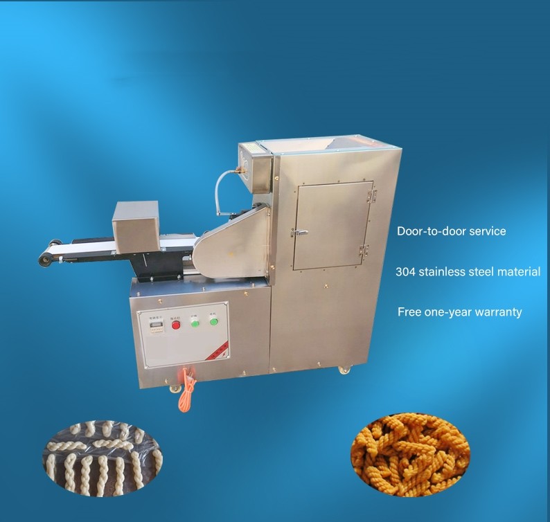 PLC New Popular Pretzel Maker Machine Crispy Snack Food Processing Twist Forming