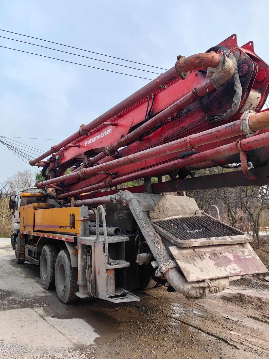 2007 38m Pm Concrete Pump Truck Concrete Boom Pump Used Heavy Equipment