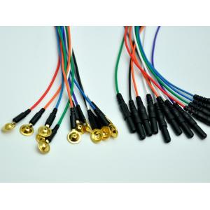  Replaceable Digital EEG Ag/Agcl Gold And Sintered Cup EEG Electrodes And EEG Cables Manufactures