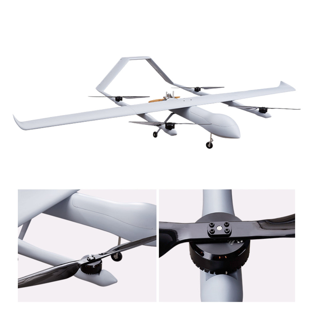 Fully Automatic Fixed Wing Drone VTOL Survey Mapping 5000m Motion Measurement HX4HFW460
