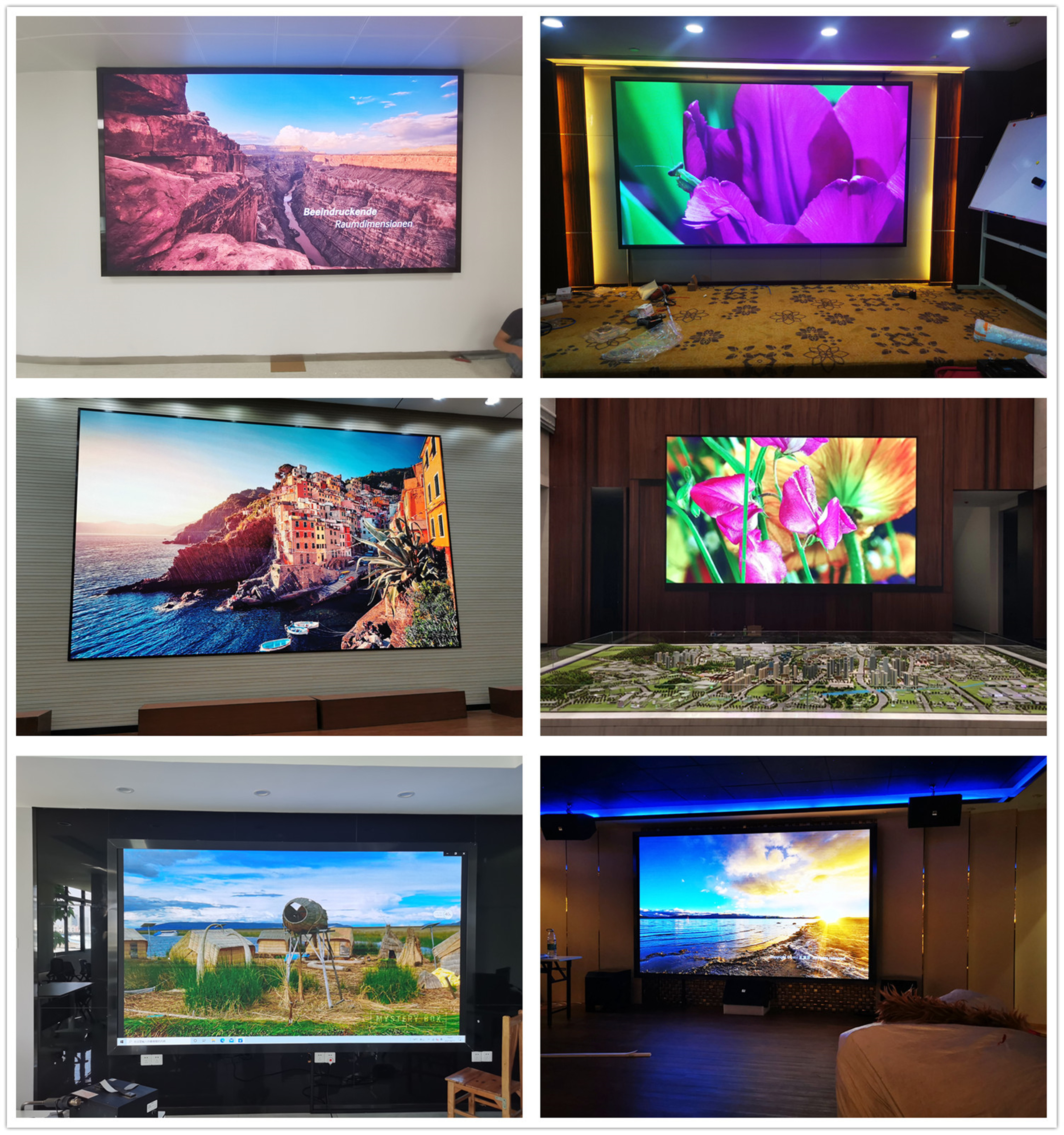 256x128mm Led Video Display Panel Electronic P4 Indoor Led Module