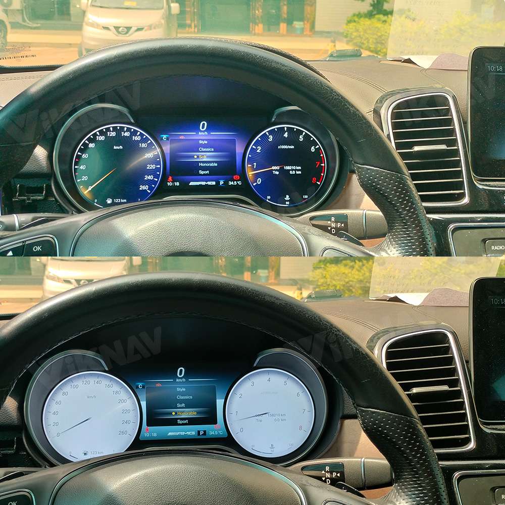 VIKNAV Digital Cluster Car SpeedoMeter For Mercedes Benz G-Class GLE 2013-2019