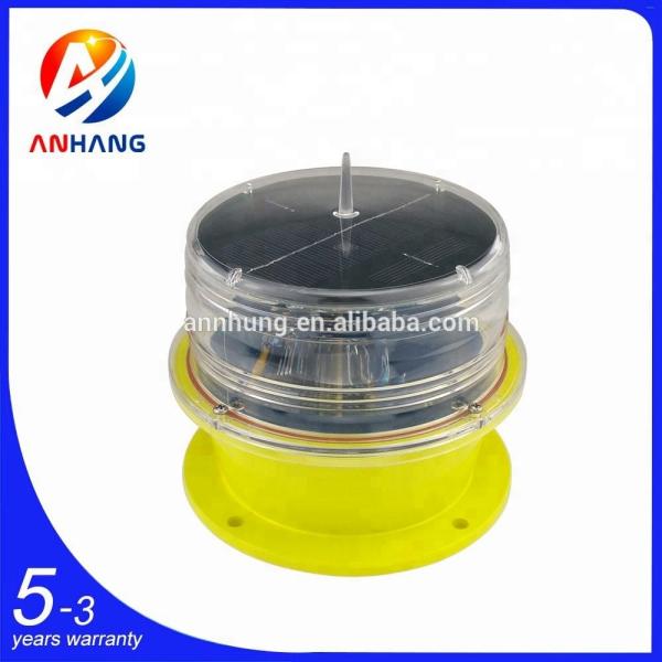 Solar Tower Aircraft Warning Lights / Tower Beacon Light Mono crystalline