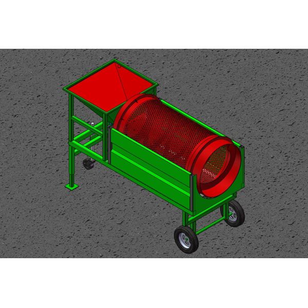 Revolutionize Your Composting Process Automatic Compost Sifter with 2-80mm Mesh Size
