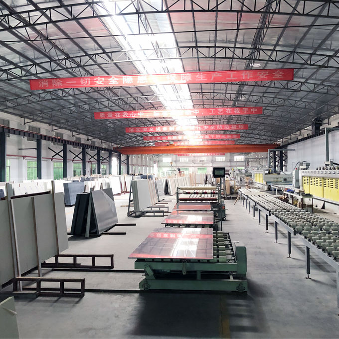 Stain Resistant White Countertops 12 MM Artificial Quartz Slabs