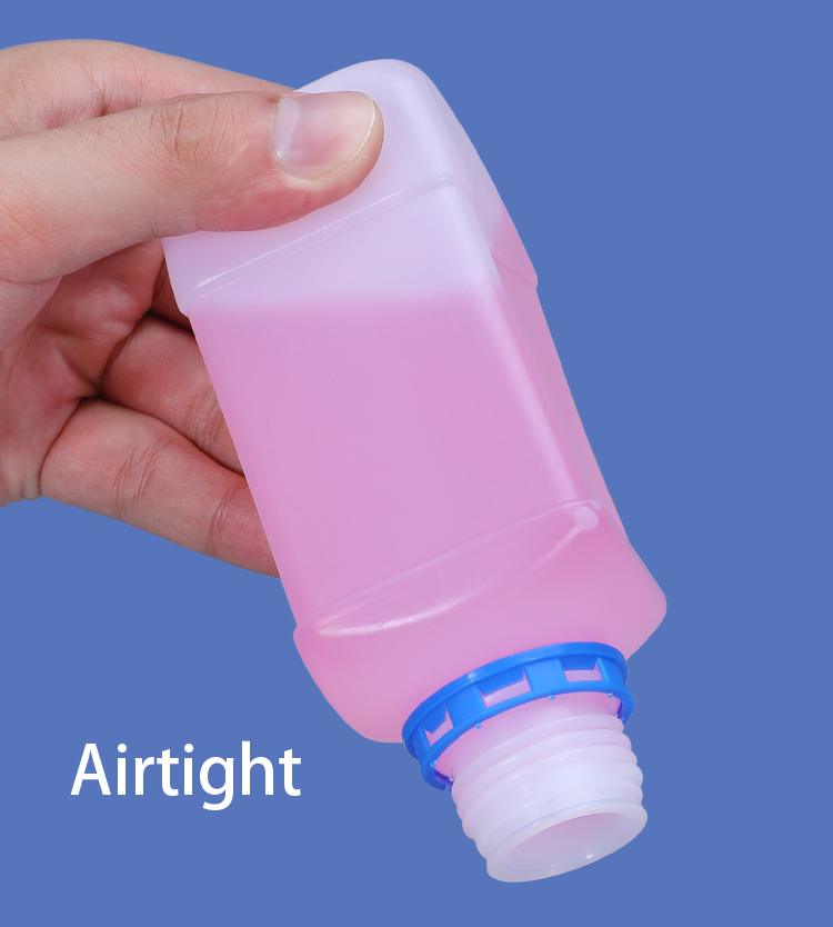 Narrow Mouth Chemical Reagent Bottle Lab 16oz 500ml Plastic Containers With Lids