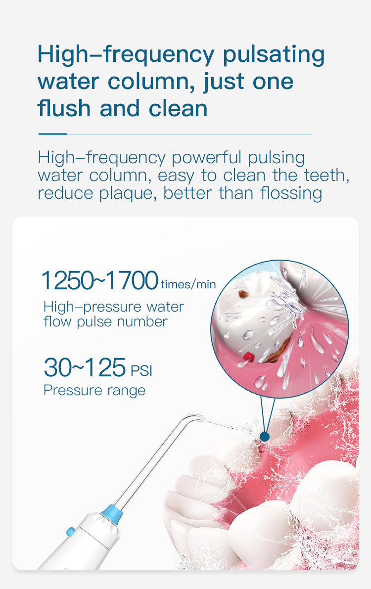 600ml Teeth Whitening Dental Care Oral Irrigator Combo Electric Toothbrush IPX4