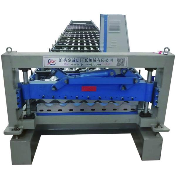 380v Corrugated Sheet Roll Forming Machine 18m/Min Corrugated Iron Sheet Making