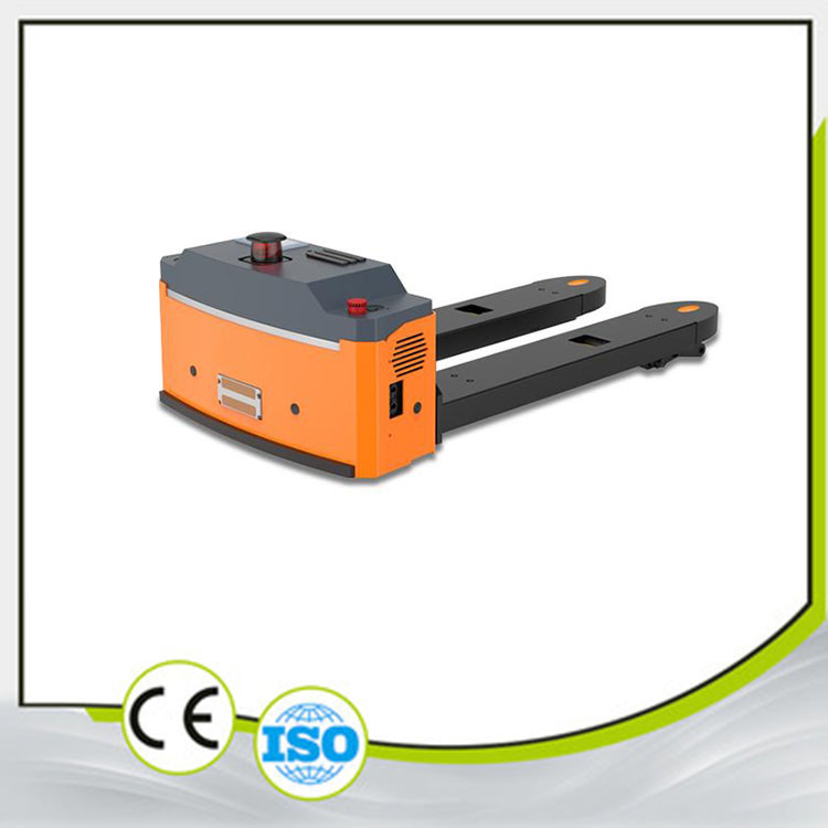  Laser SLAM Navigation Ultra Low Forklift AGV Load 1000KG Differential Drive Manufactures