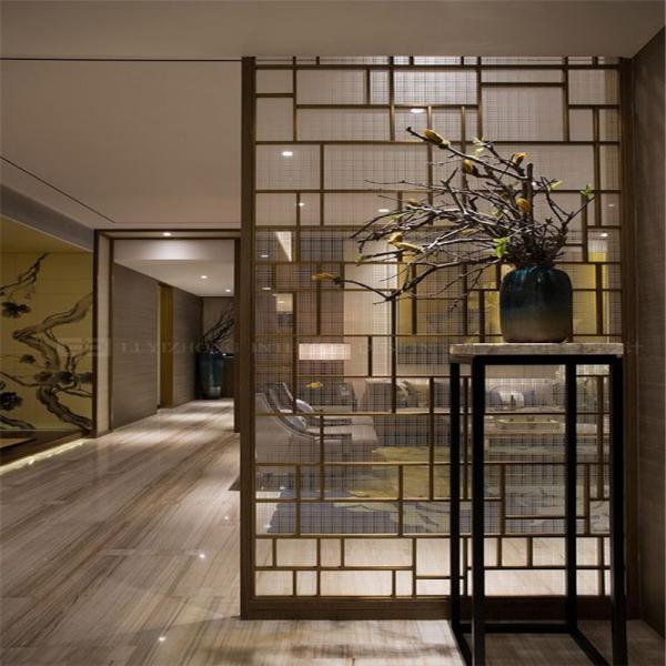 Decorative Metal Screen interior partition wall panel designs customized metal