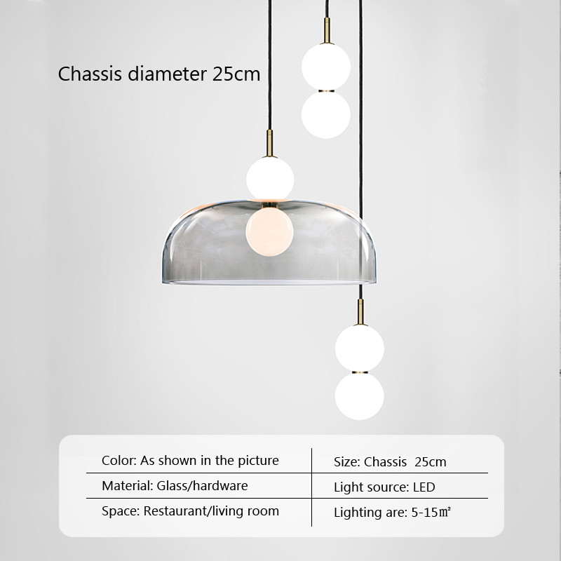 Glass Pendant Light Post-modern Pendant Lamp Bedside Living Room stairwell pendant lights(WH-AP-559)