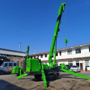5ton EPA engine Spider Crawler Crane With Hydraulic Telescopic Outrigger